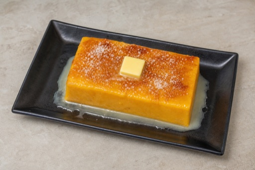 Photorealistic TN Mango pudding cup dessert P02 food image by VDAMO