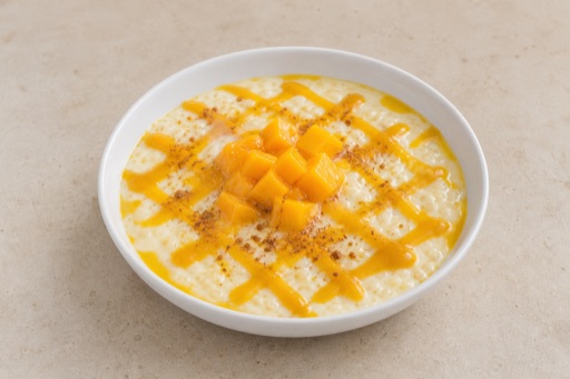 Photorealistic TN Mango pudding cup dessert P04 food image by VDAMO