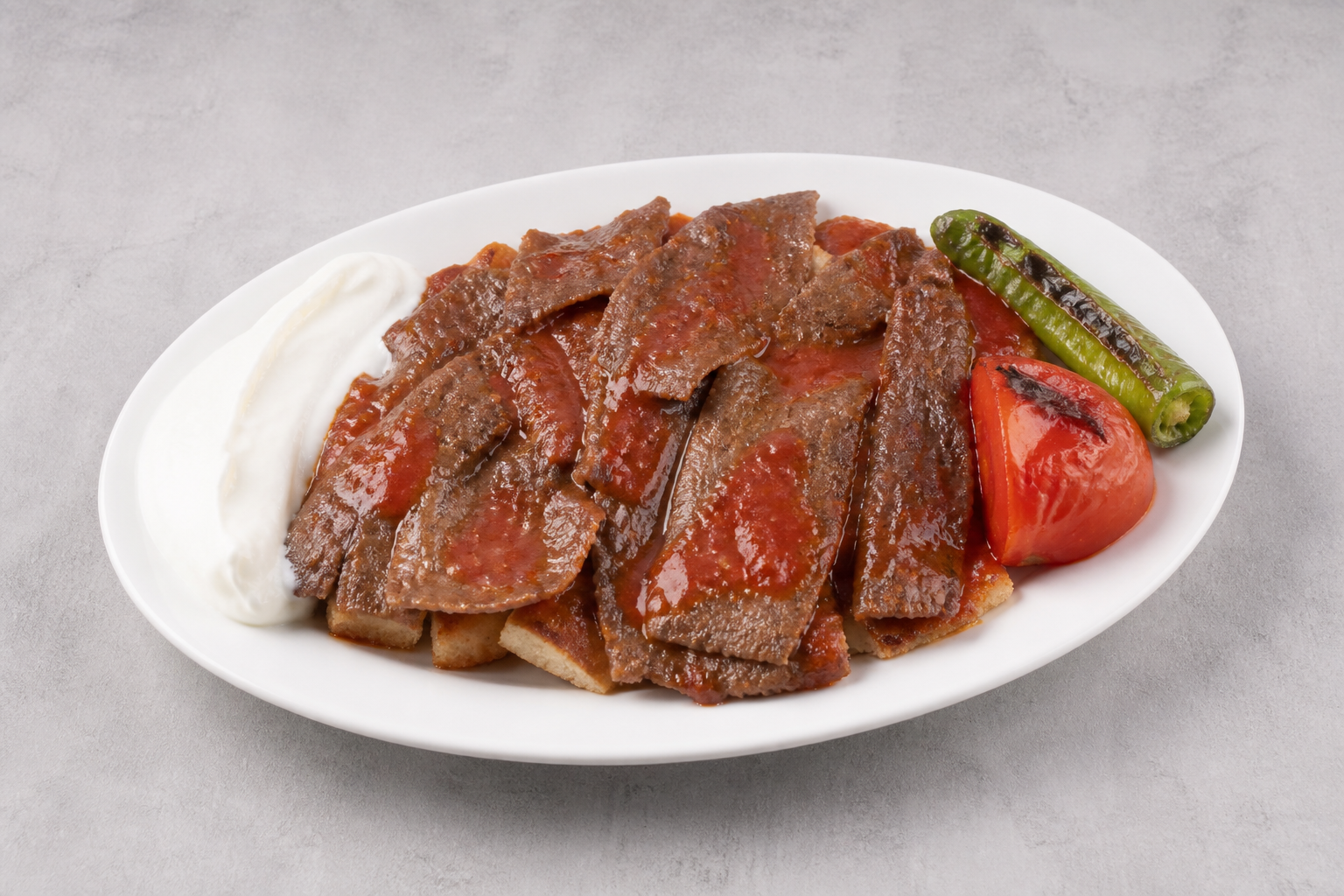 Photorealistic Iskender kebab P06 food image by VDAMO