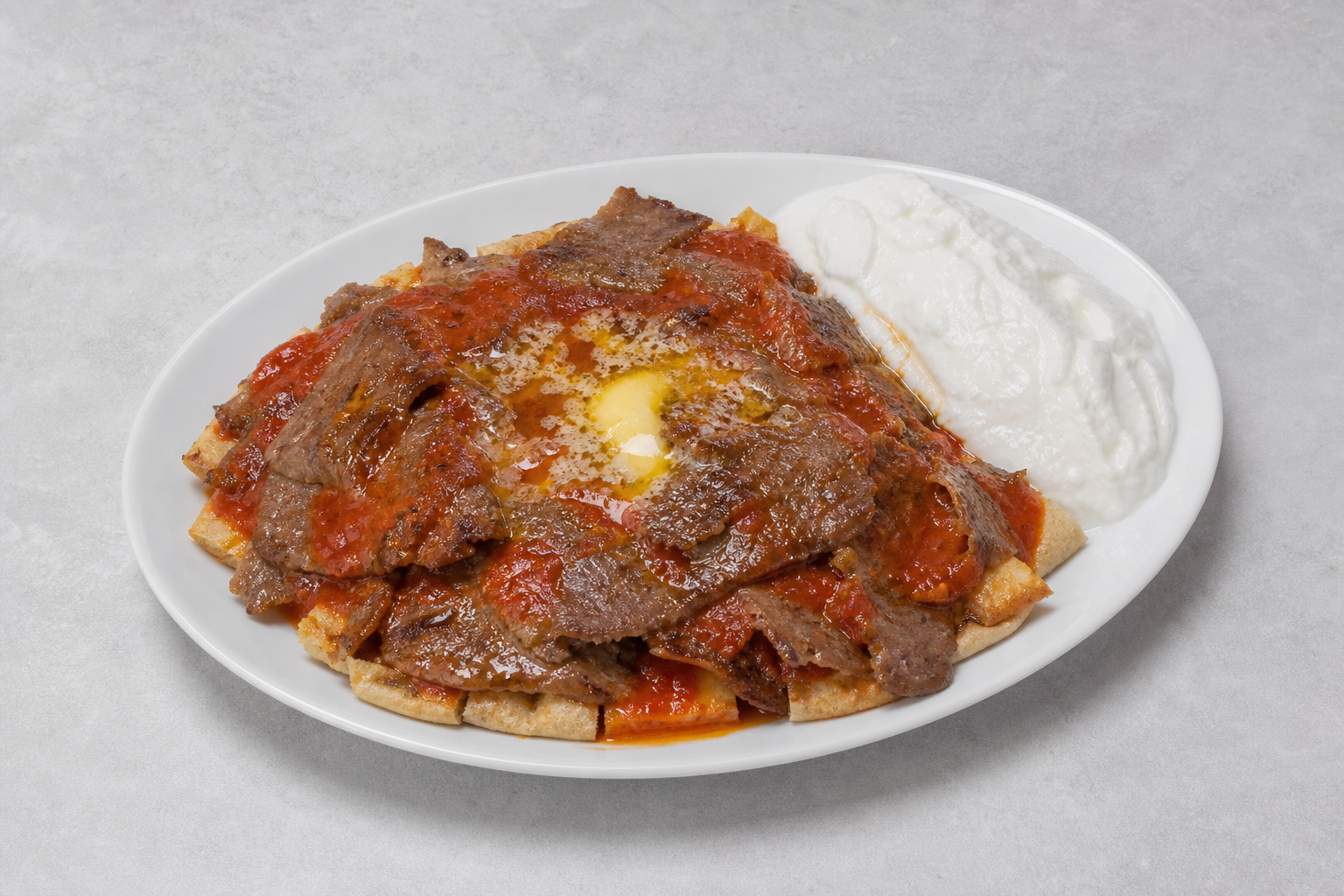 Photorealistic Iskender kebab P07 food image by VDAMO