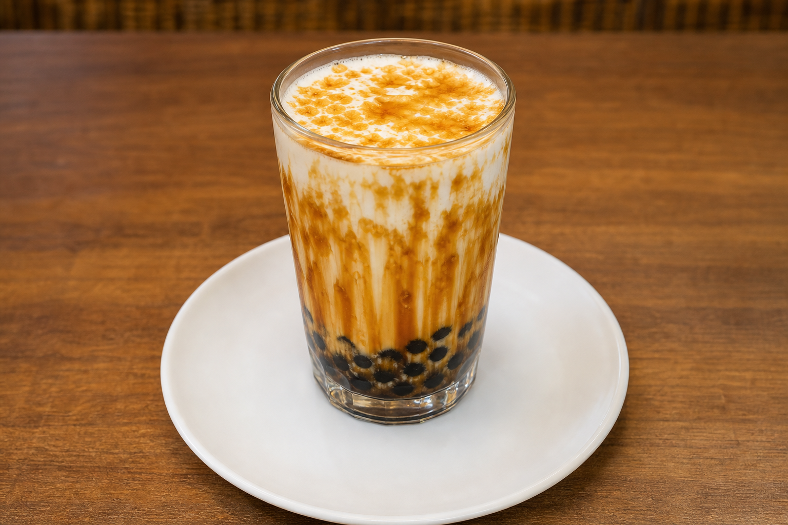 Brown sugar boba milk