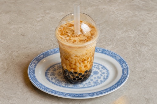 Photorealistic Brown sugar bubble tea P03 food image by VDAMO