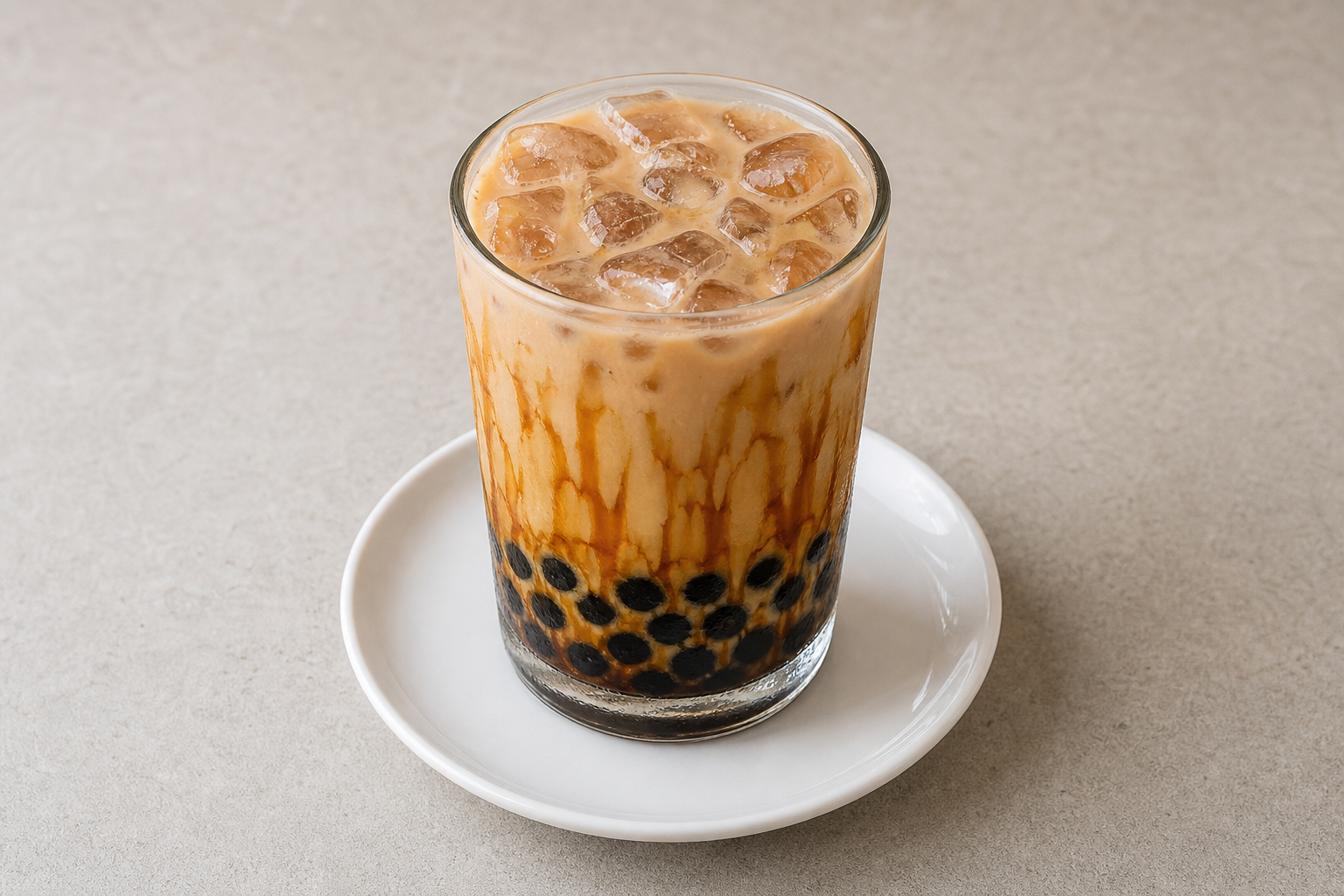 Photorealistic Brown sugar bubble tea P01 food image by VDAMO