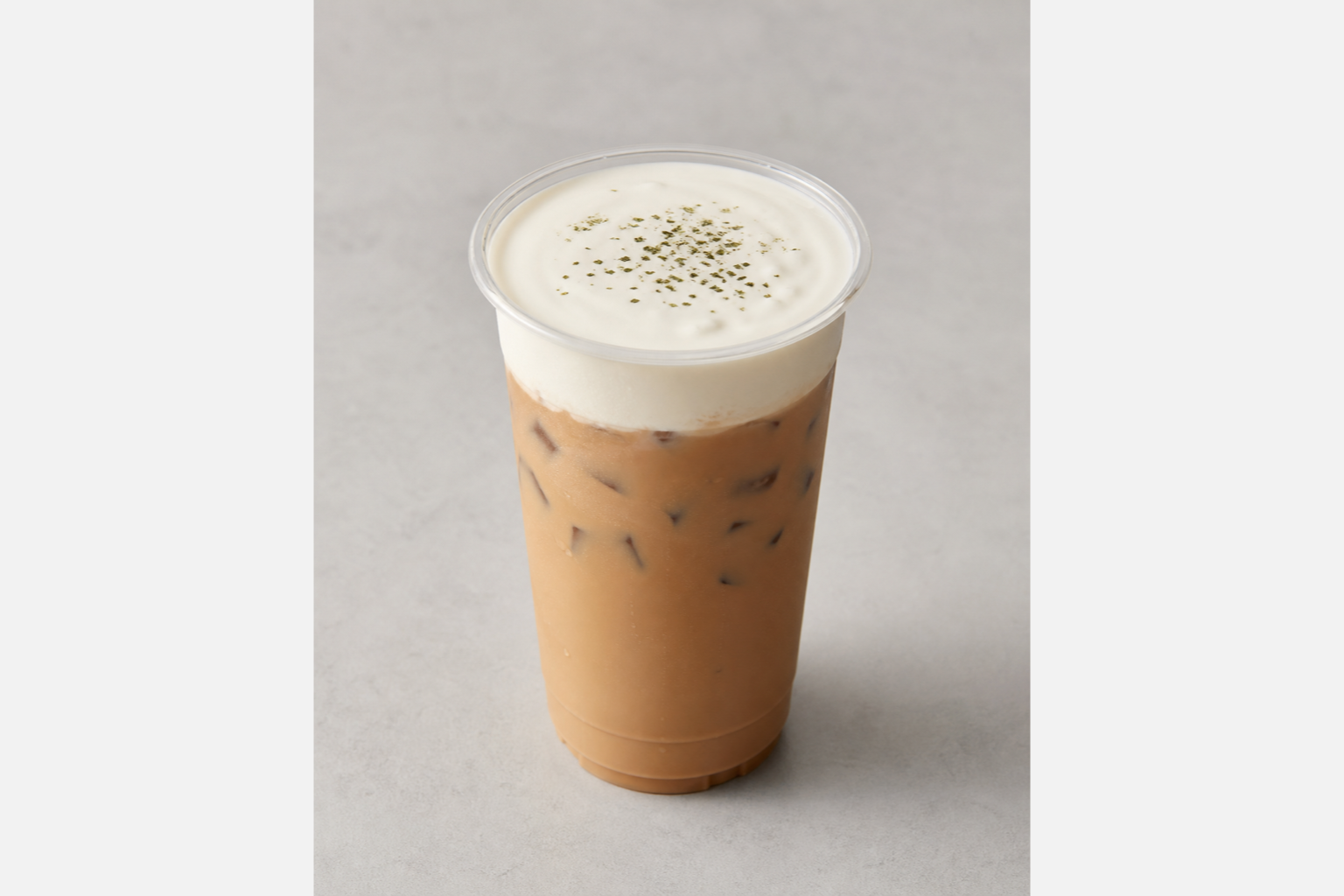 Photorealistic Cheese foam milk tea P08 food image by VDAMO
