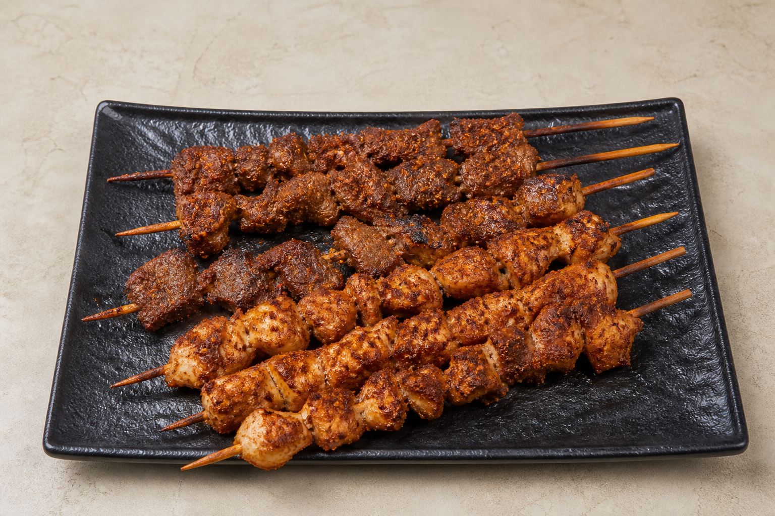 TZ Grilled suya skewers african P02 — Tanzania dish