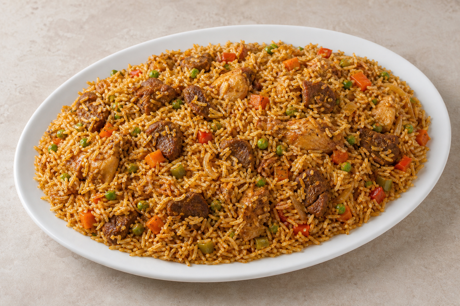 TZ Spiced rice and beef african P03 — Tanzania dish