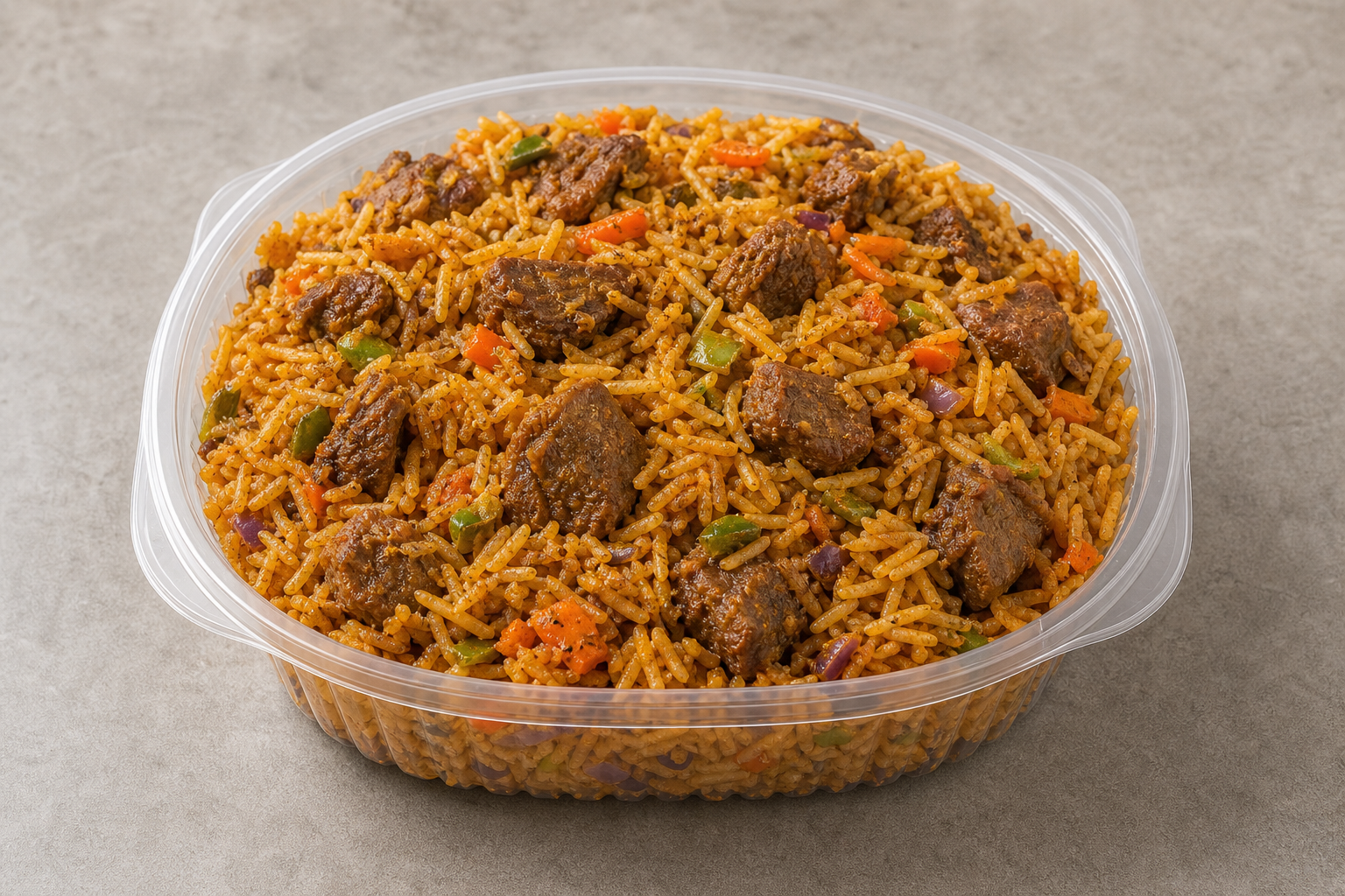 TZ Spiced rice and beef african P07 — Tanzania dish