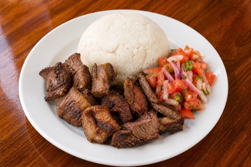 Ugali nyama choma food image by VDAMO