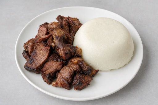 Photorealistic Ugali nyama choma P05 food image by VDAMO