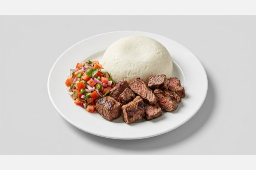 Photorealistic Ugali nyama choma P10 food image by VDAMO