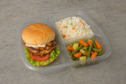 Photorealistic TZ Kids burger meal fast-food P07 food image by VDAMO
