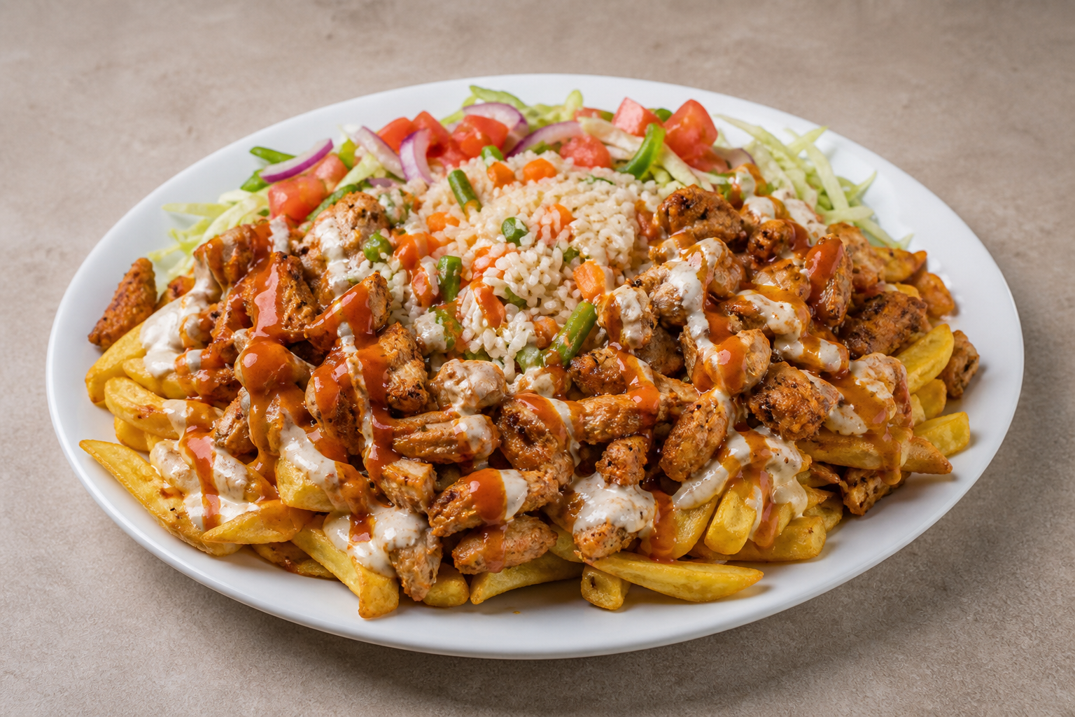 TZ Loaded fries fast-food P03 — Tanzania dish