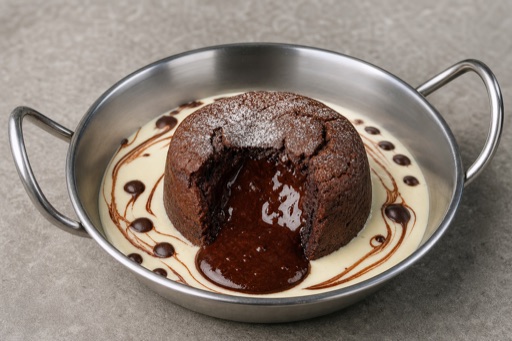 UA Chocolate lava cake dessert P05 — Ukraine dish