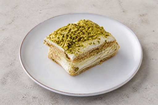 UA Pistachio dessert plate dessert P09 — Ukraine dish