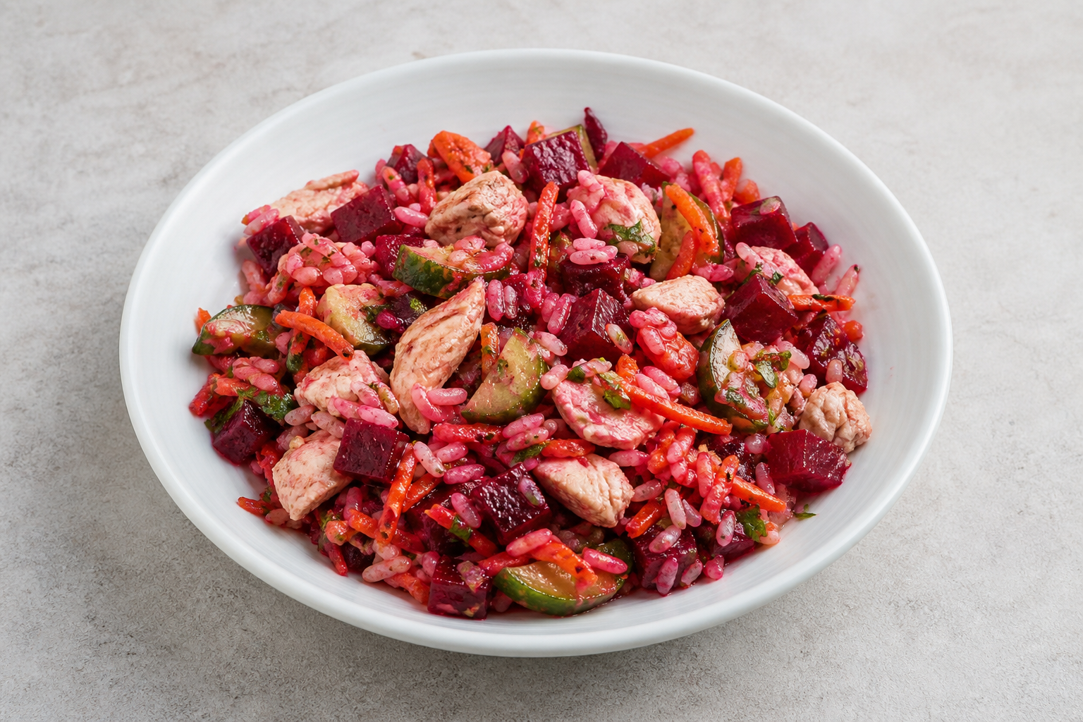 UA Beet salad plate eastern-european P04 — Ukraine dish