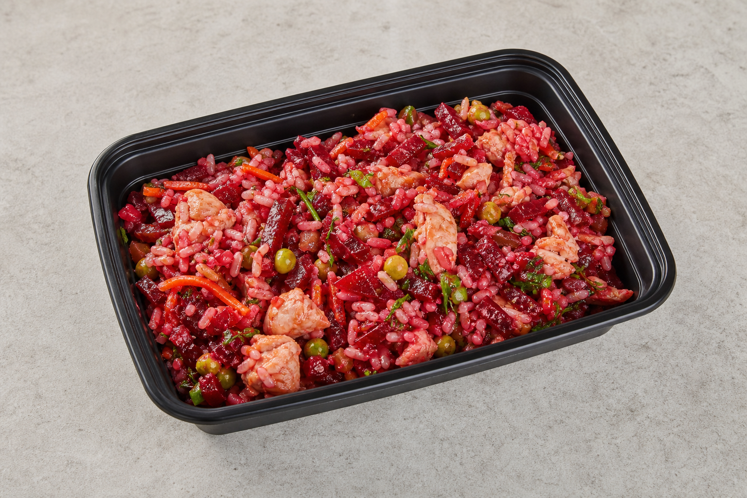 UA Beet salad plate eastern-european P06 — Ukraine dish
