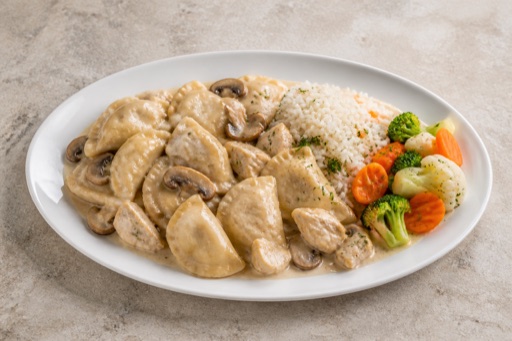UA Creamy mushroom dumplings eastern-european P03 — Ukraine dish