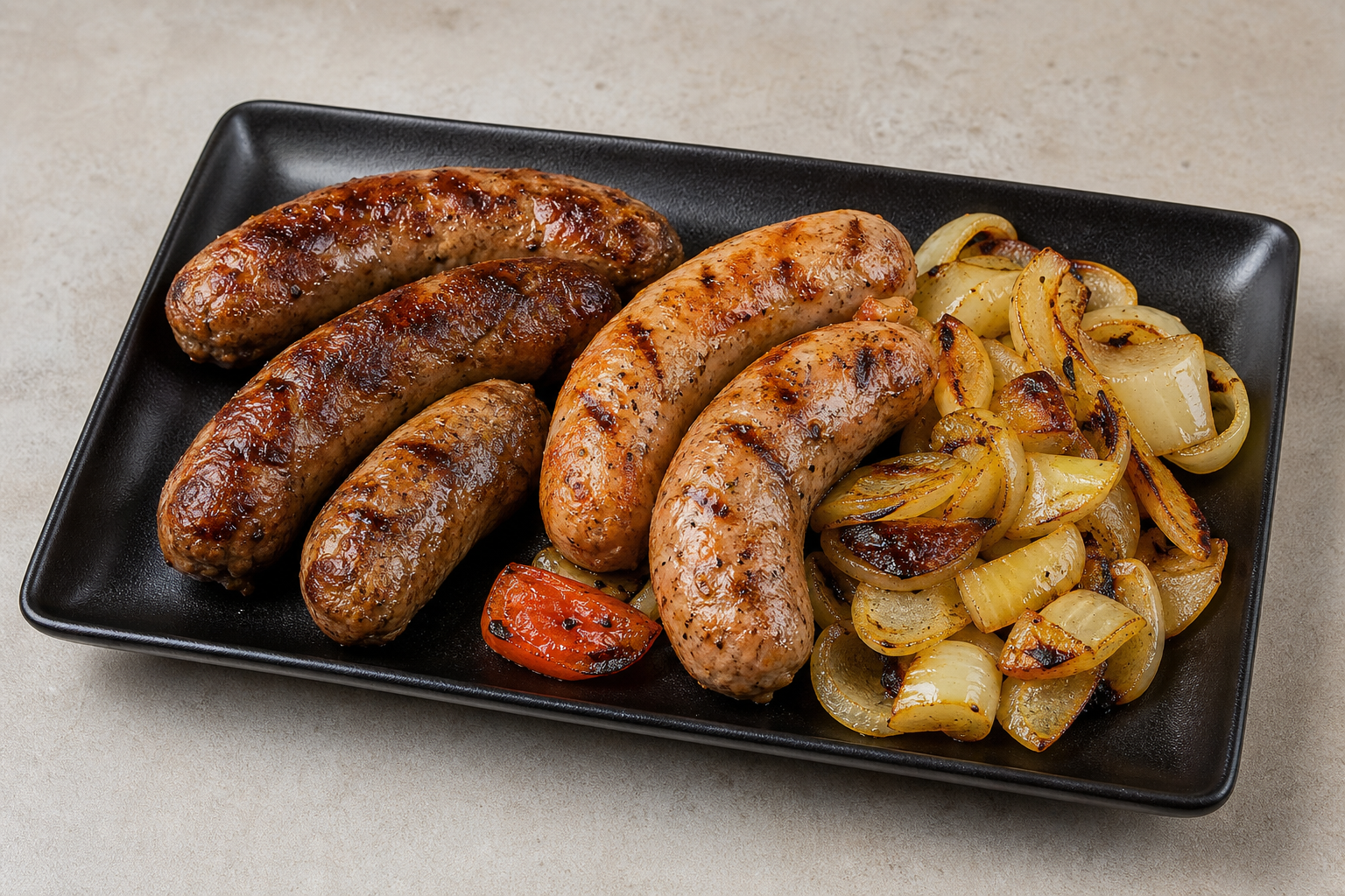 UA Grilled sausage meal eastern-european P02 — Ukraine dish