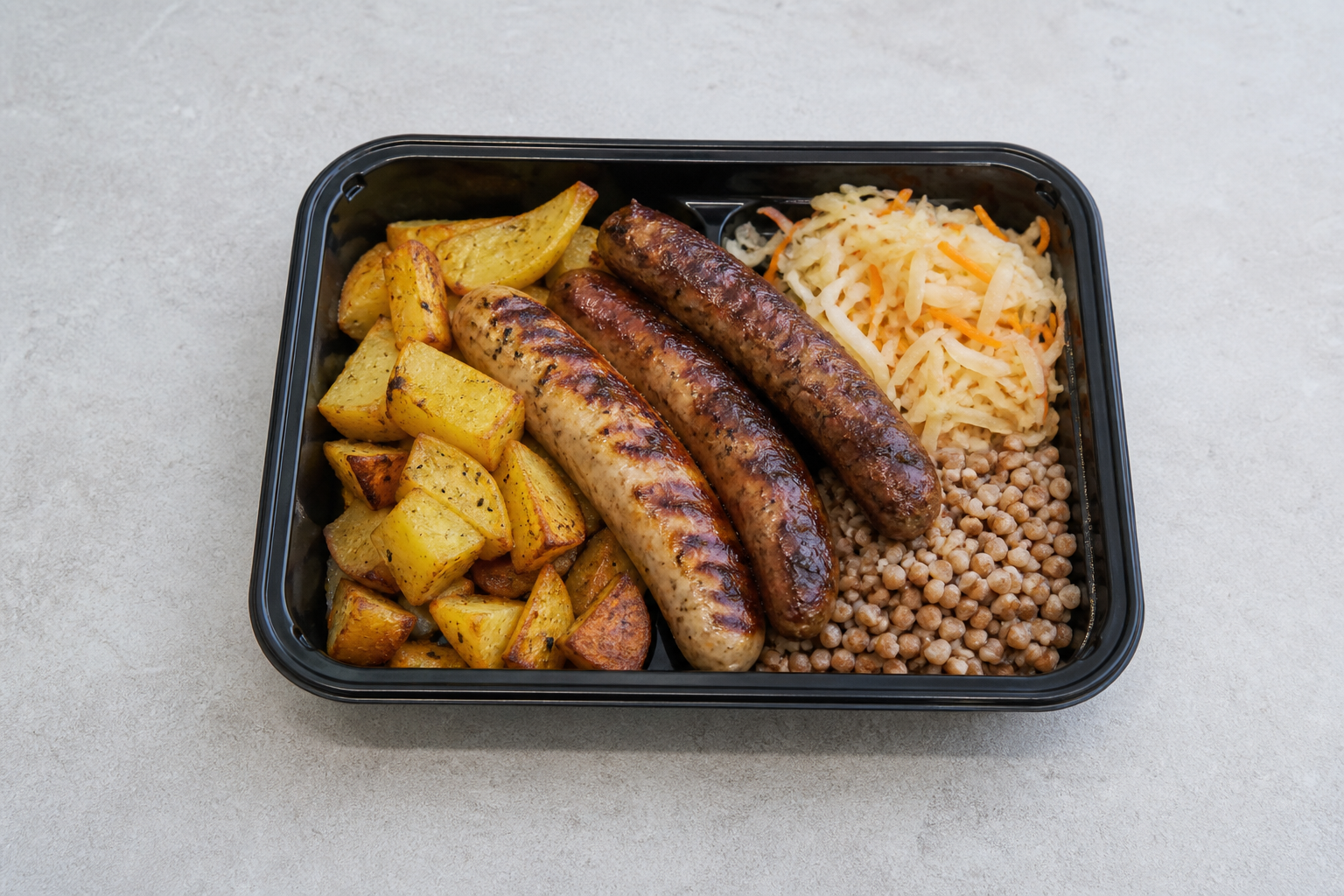 UA Grilled sausage meal eastern-european P06 — Ukraine dish
