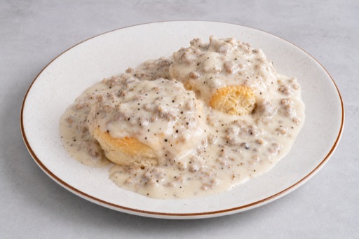 Photorealistic Biscuits and gravy P07 food image by VDAMO