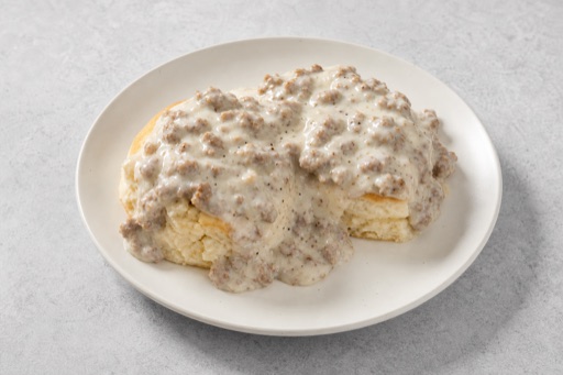 Photorealistic Biscuits and gravy P08 food image by VDAMO