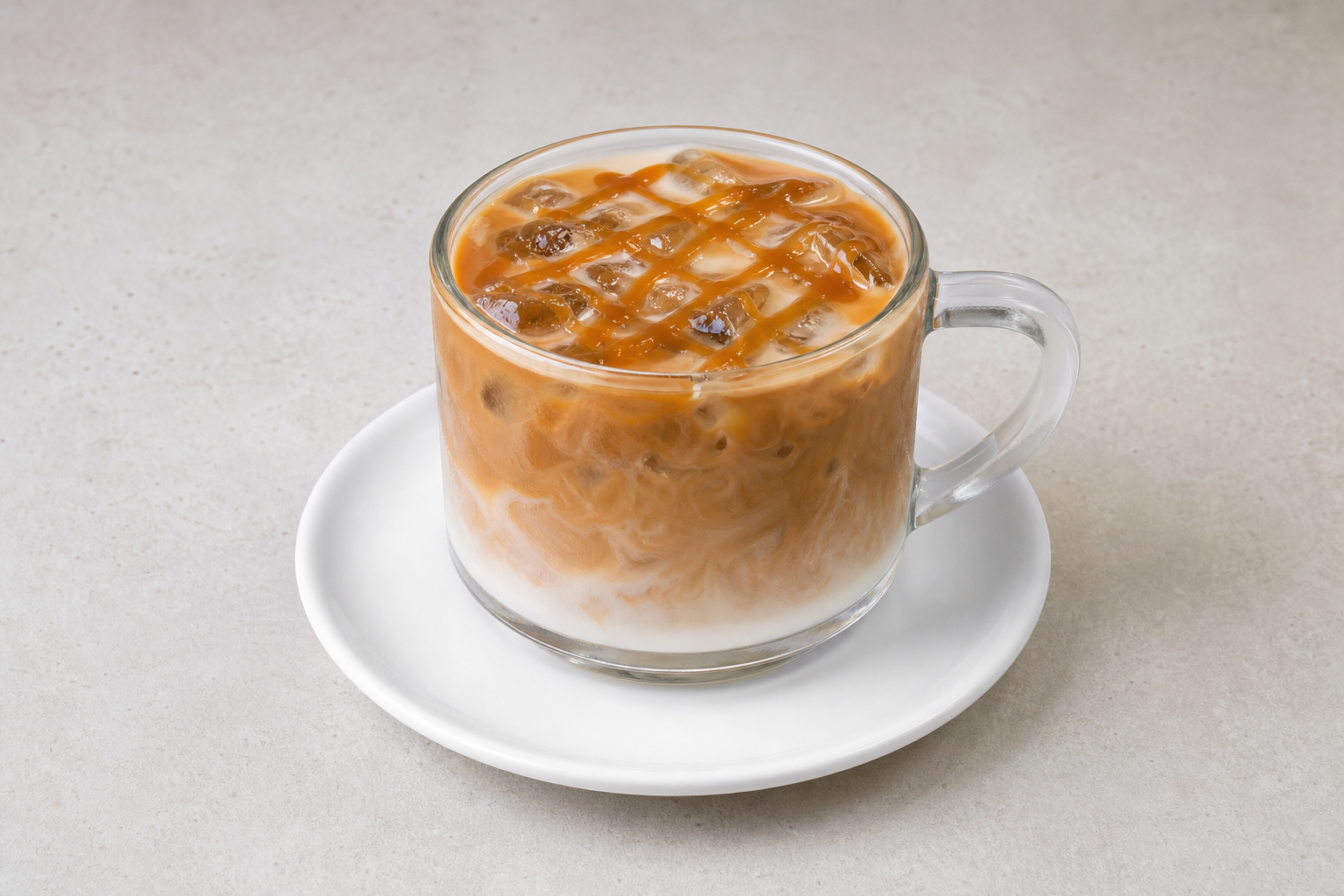 Photorealistic US Caramel latte coffee P09 food image by VDAMO