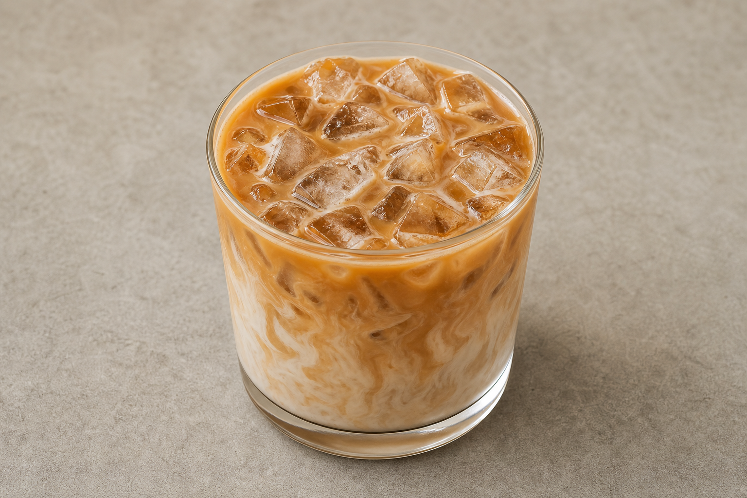 Photorealistic US Vanilla iced latte coffee P04 food image by VDAMO