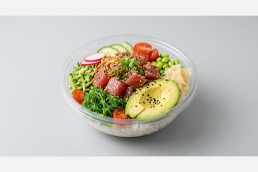 Photorealistic Poke bowl P09 food image by VDAMO