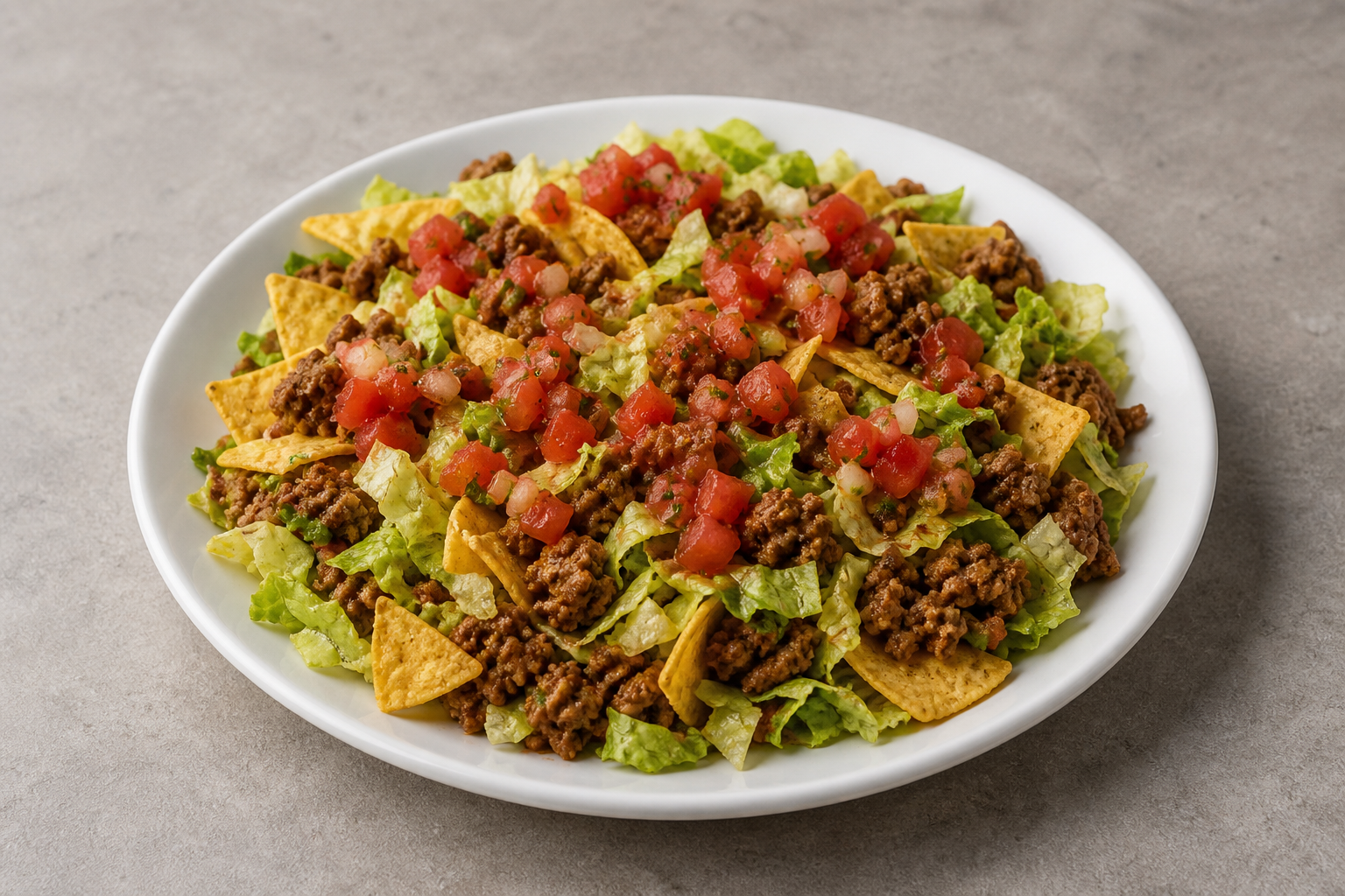 Photorealistic Beef taco salad P09 food image by VDAMO