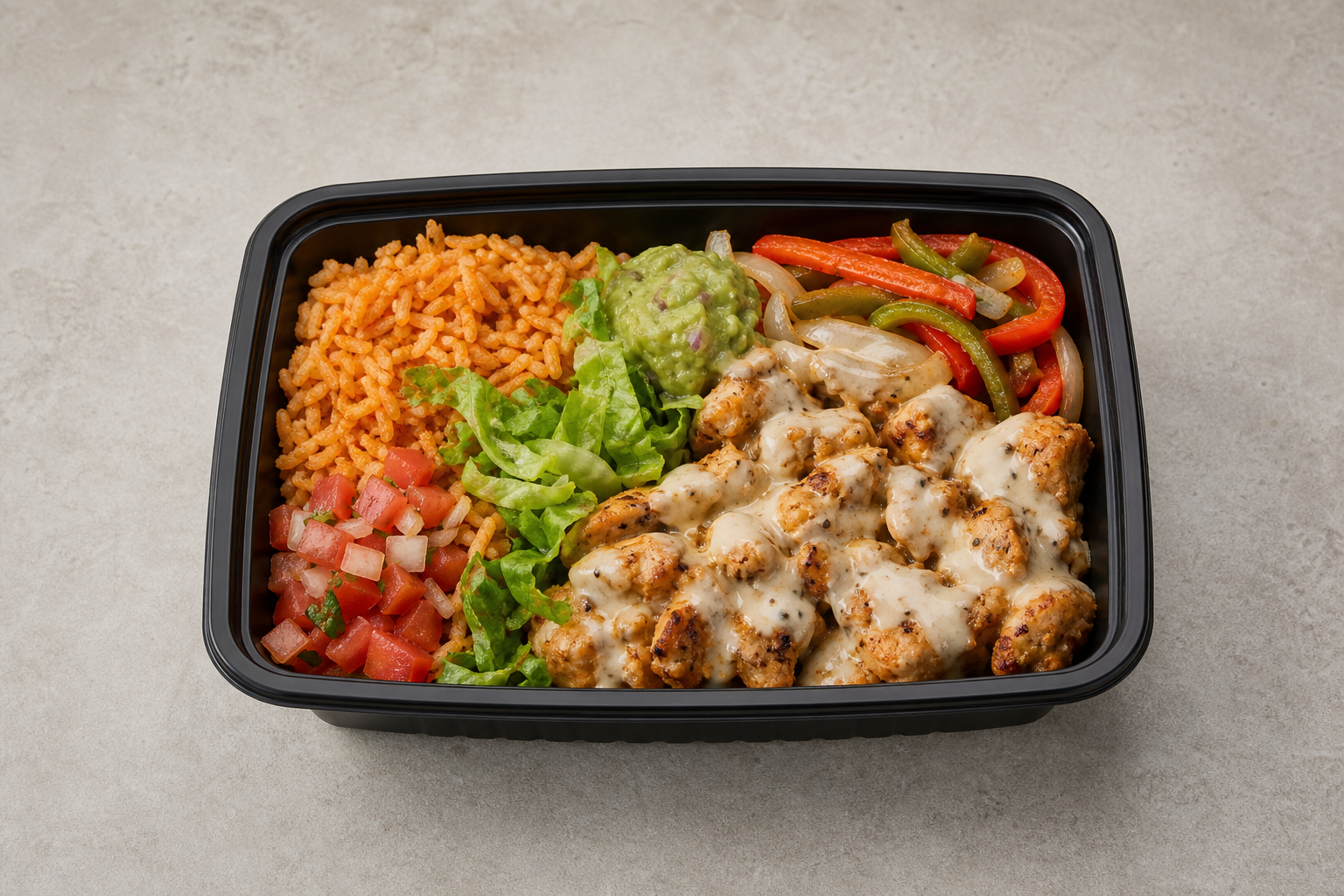 US Signature rice plate mexican P06 — United States dish