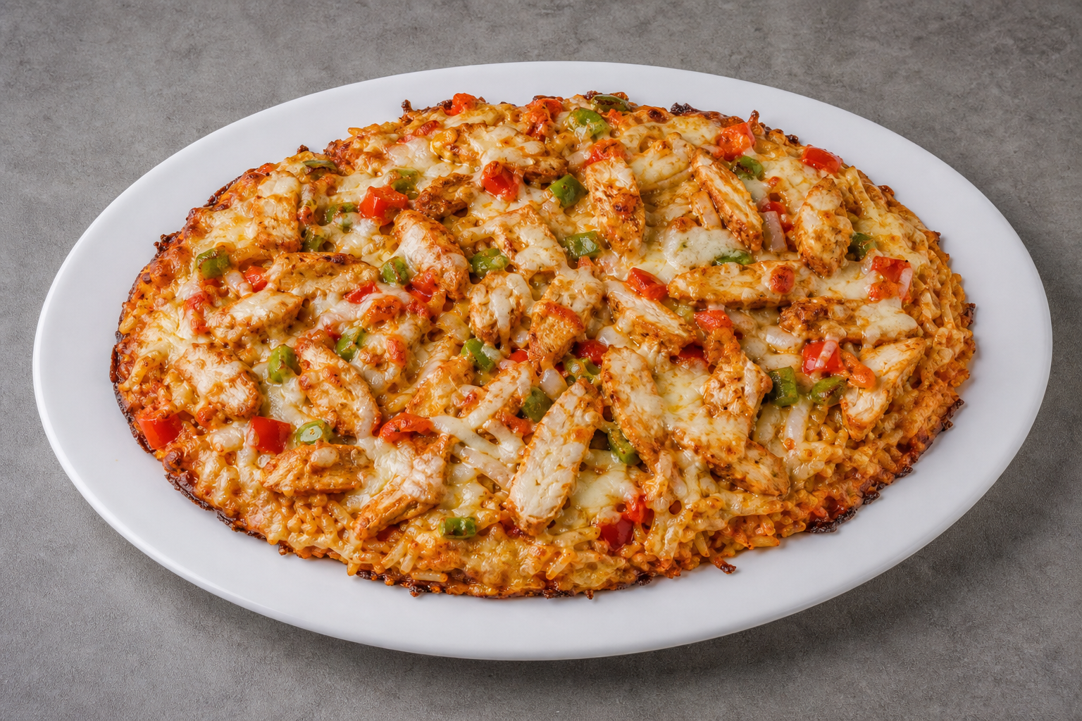 US Street food combo pizza P03 — United States dish