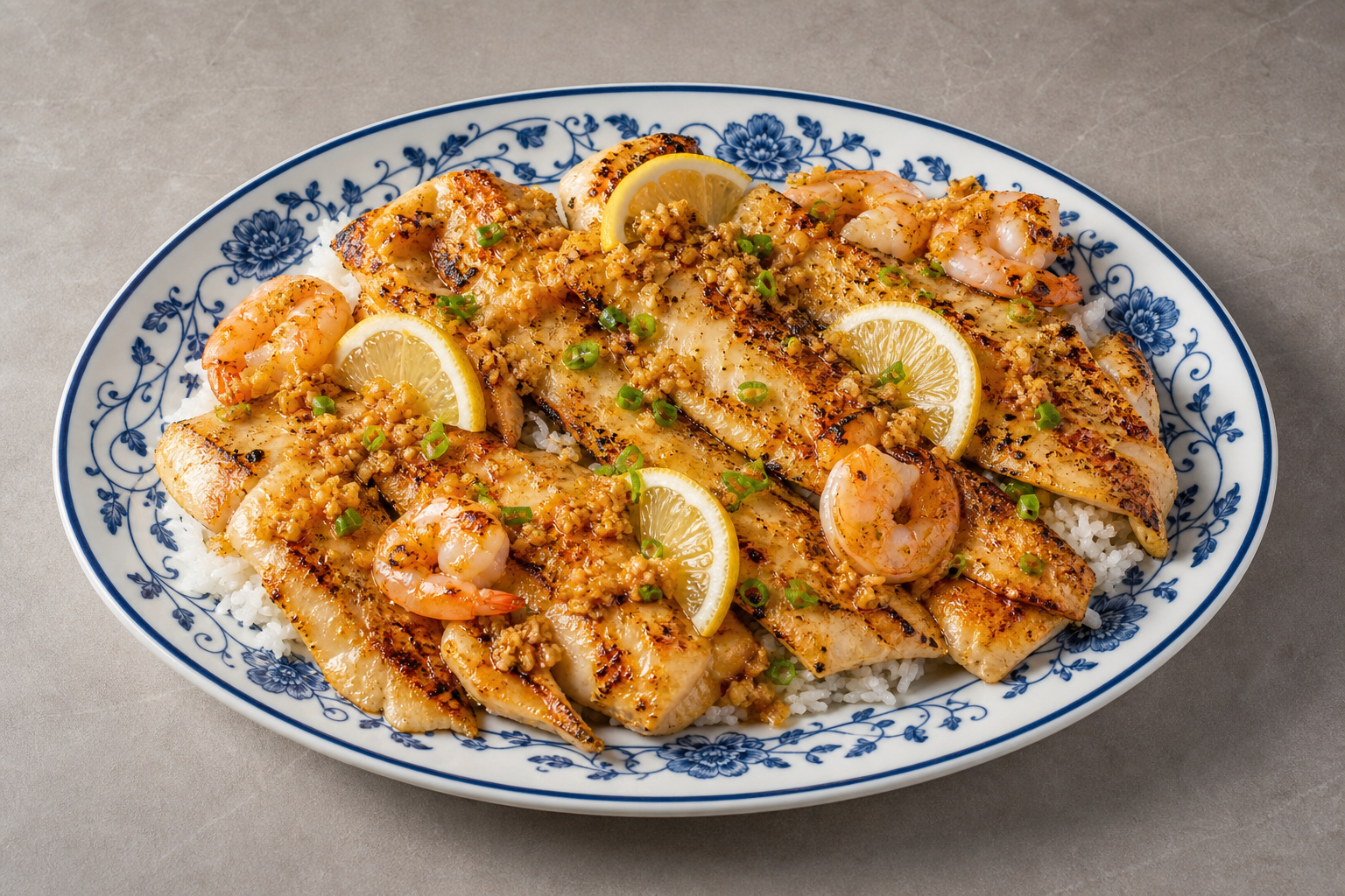 US Grilled fish fillet sushi P03 — United States dish