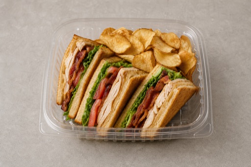 Photorealistic Club sandwich P07 food image by VDAMO