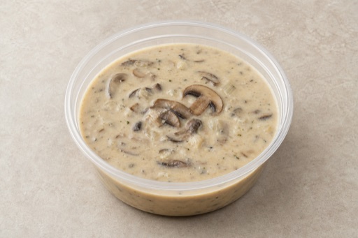 Photorealistic Cream of mushroom soup P07 food image by VDAMO