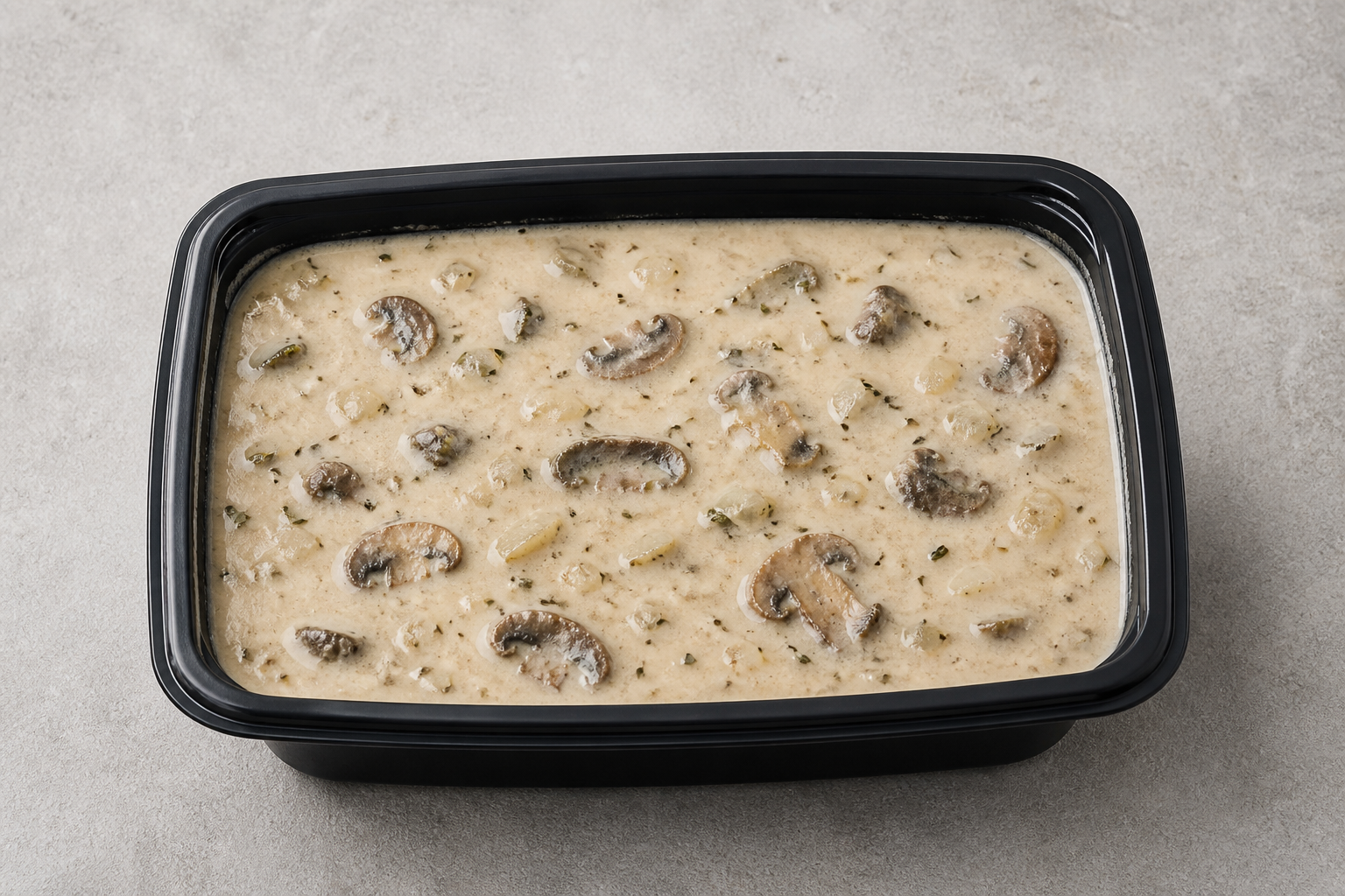 Photorealistic Cream of mushroom soup P06 food image by VDAMO