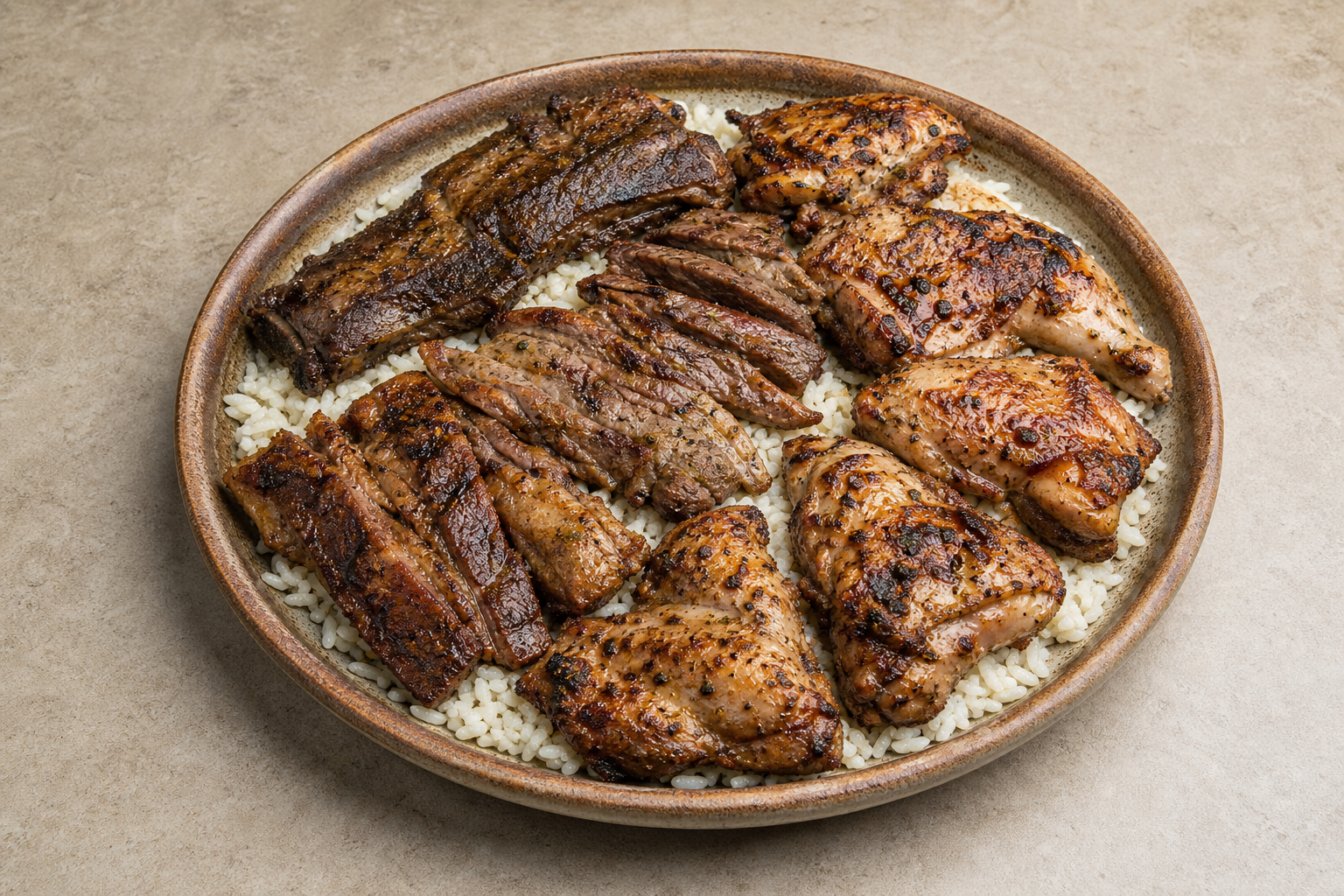 UY Barbecue rice set barbecue P10 — Uruguay dish
