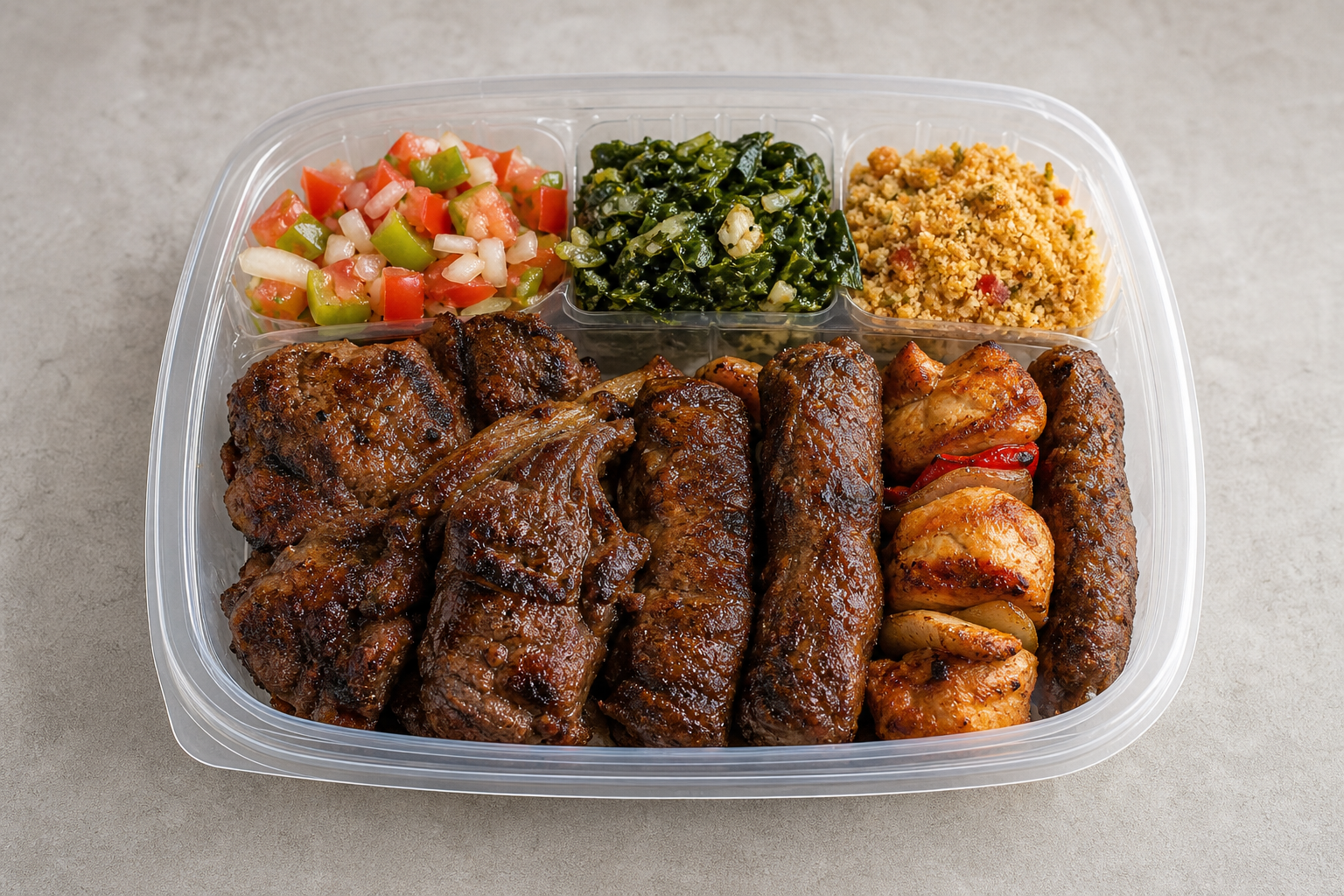 UY Smoky beef kebab plate barbecue P07 — Uruguay dish