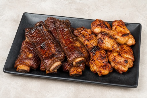 UZ Honey barbecue ribs barbecue P02 — Uzbekistan dish