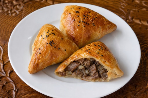 Uzbek samsa food image by VDAMO