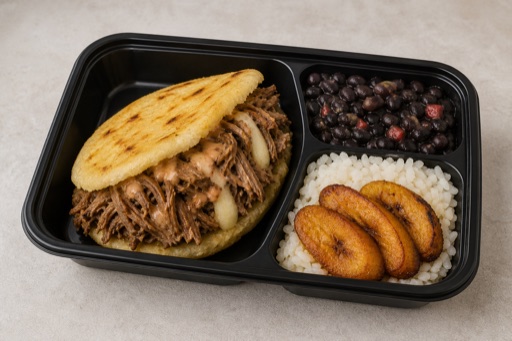 Venezuelan arepa combo P06 — dish