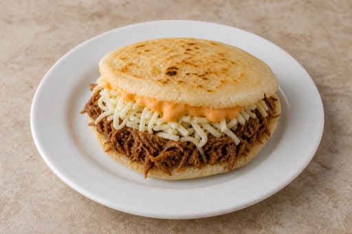 Venezuelan arepa combo P09 — dish
