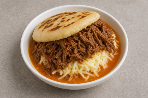 Venezuelan arepa combo P04 — dish