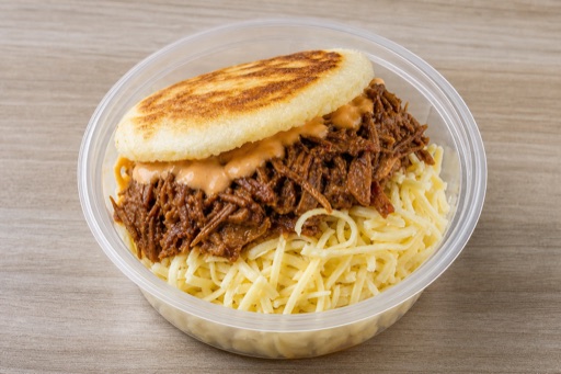 Venezuelan arepa combo P07 — dish