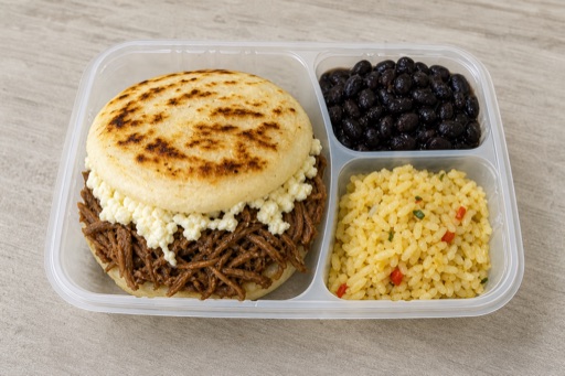 Venezuelan arepa combo P08 — dish