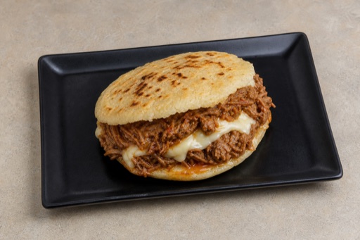 Venezuelan arepa combo P02 — dish