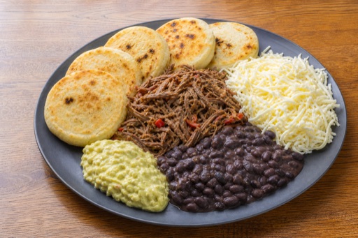 Venezuelan arepa combo P10 — dish
