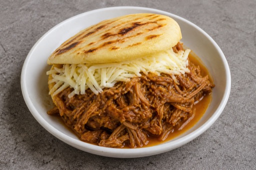Venezuelan arepa combo P04 — dish