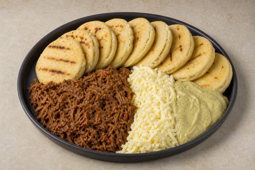 Venezuelan arepa combo P10 — dish