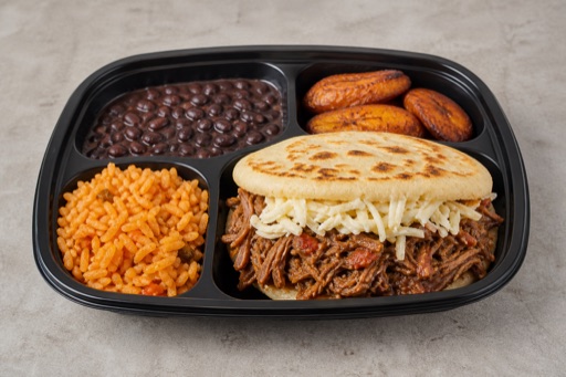 Venezuelan arepa combo P08 — dish