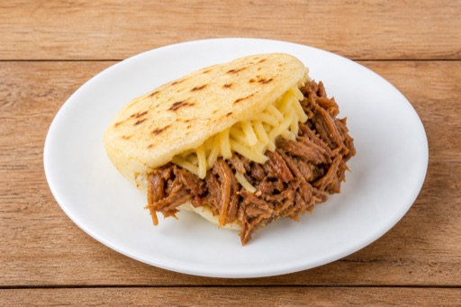 Venezuelan arepa combo P09 — dish
